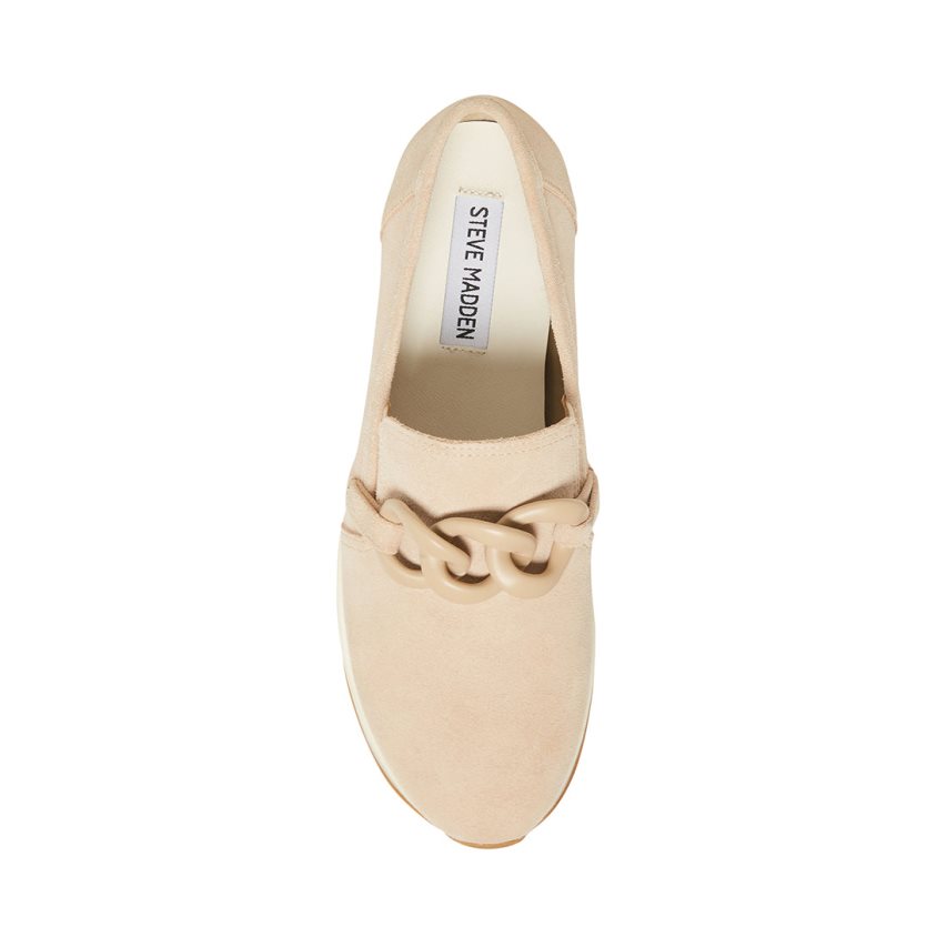 Zapatos Plataforma Steve Madden Haze Gamuza Mujer Beige | ES HJ2609